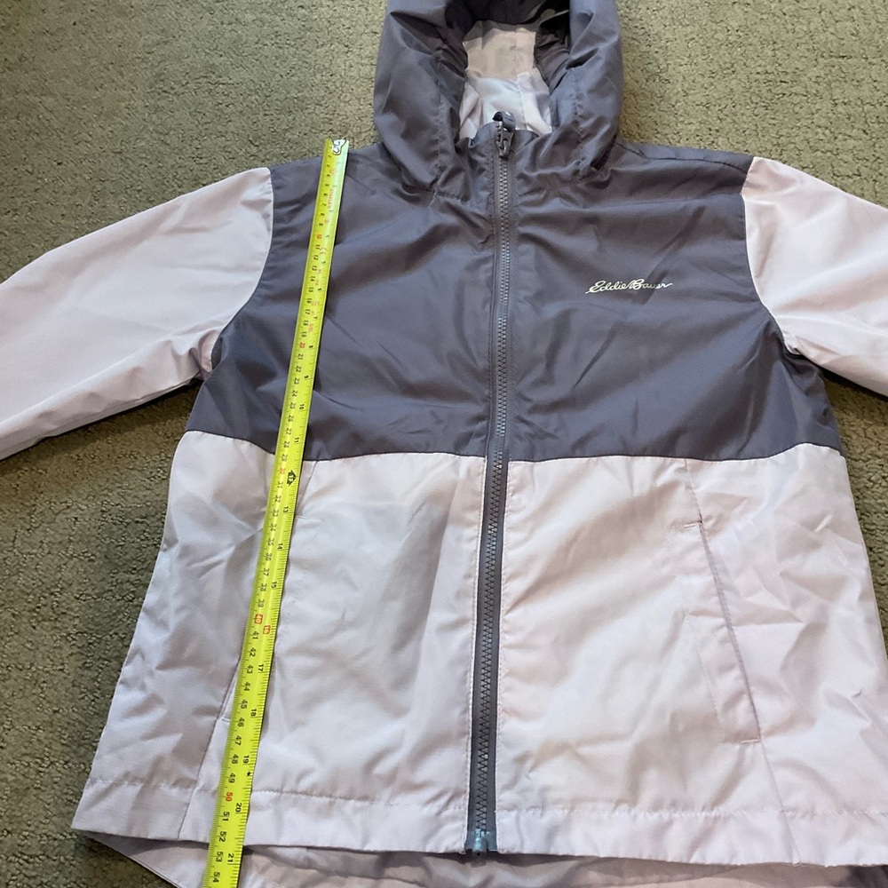 Eddie Bauer Kids' Two-Tone Gray and White Raincoat